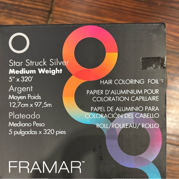 Framar Foil Roll Medium Embossed New In Box Highlighting Roll - Picture 4 of 4